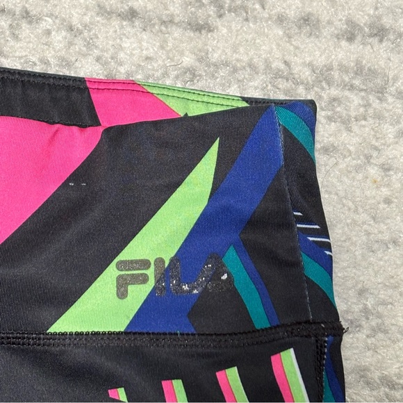 Fila Sport Multicolored Retro Design Leggings in XS - Picture 3 of 4